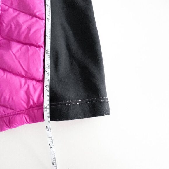 32 Degrees Women's Black & Pink Two Tone Full Zip Light Down Jacket Size M/M - Picture 7 of 8